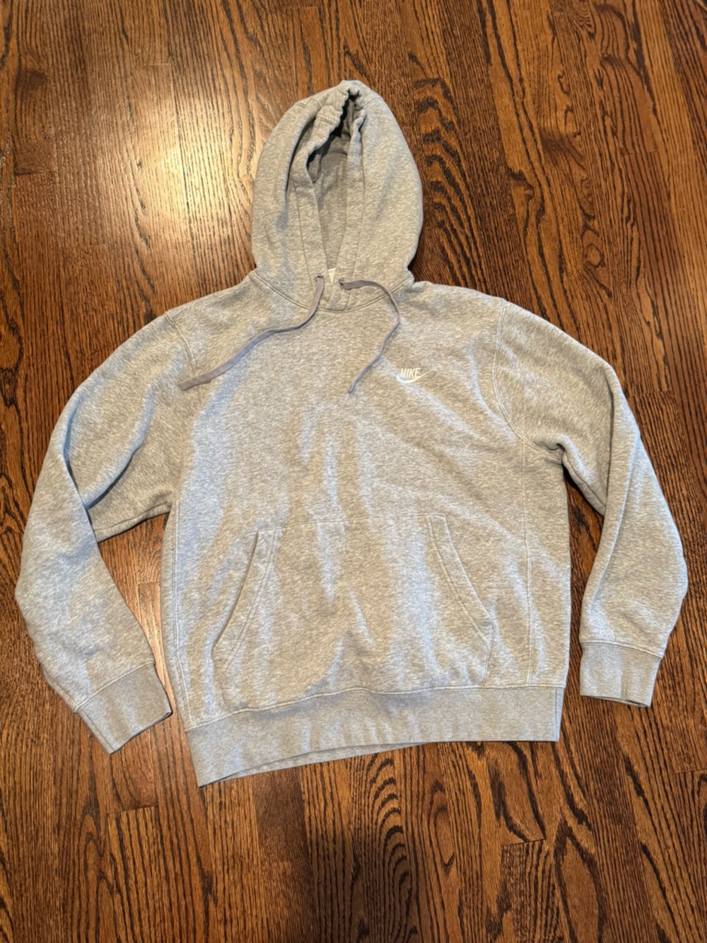 Men’s Nike hoodie sweatshirt gray size medium
